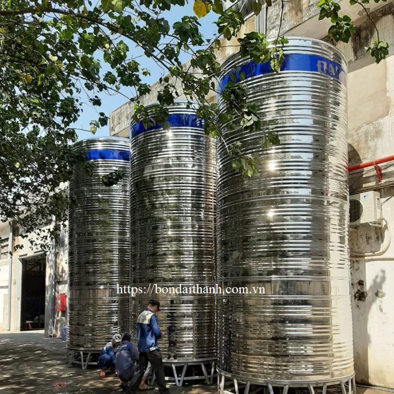 Bồn Nước Inox Công Nghiệp Đại Thành Đứng
