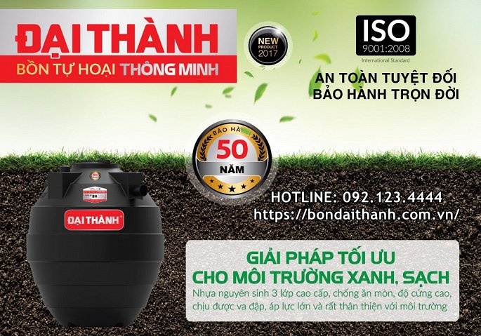 Đại lý phân phối bồn tự hoại Đại Thành