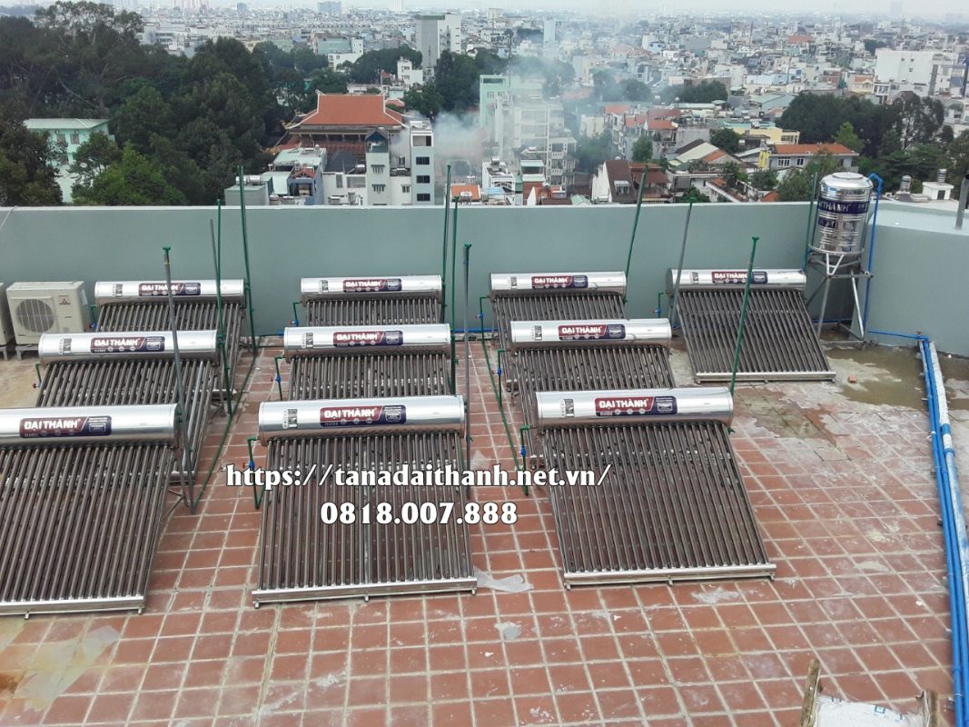 Máy nước nóng năng lượng mặt trời Đại Thành tại Đồng Nai
